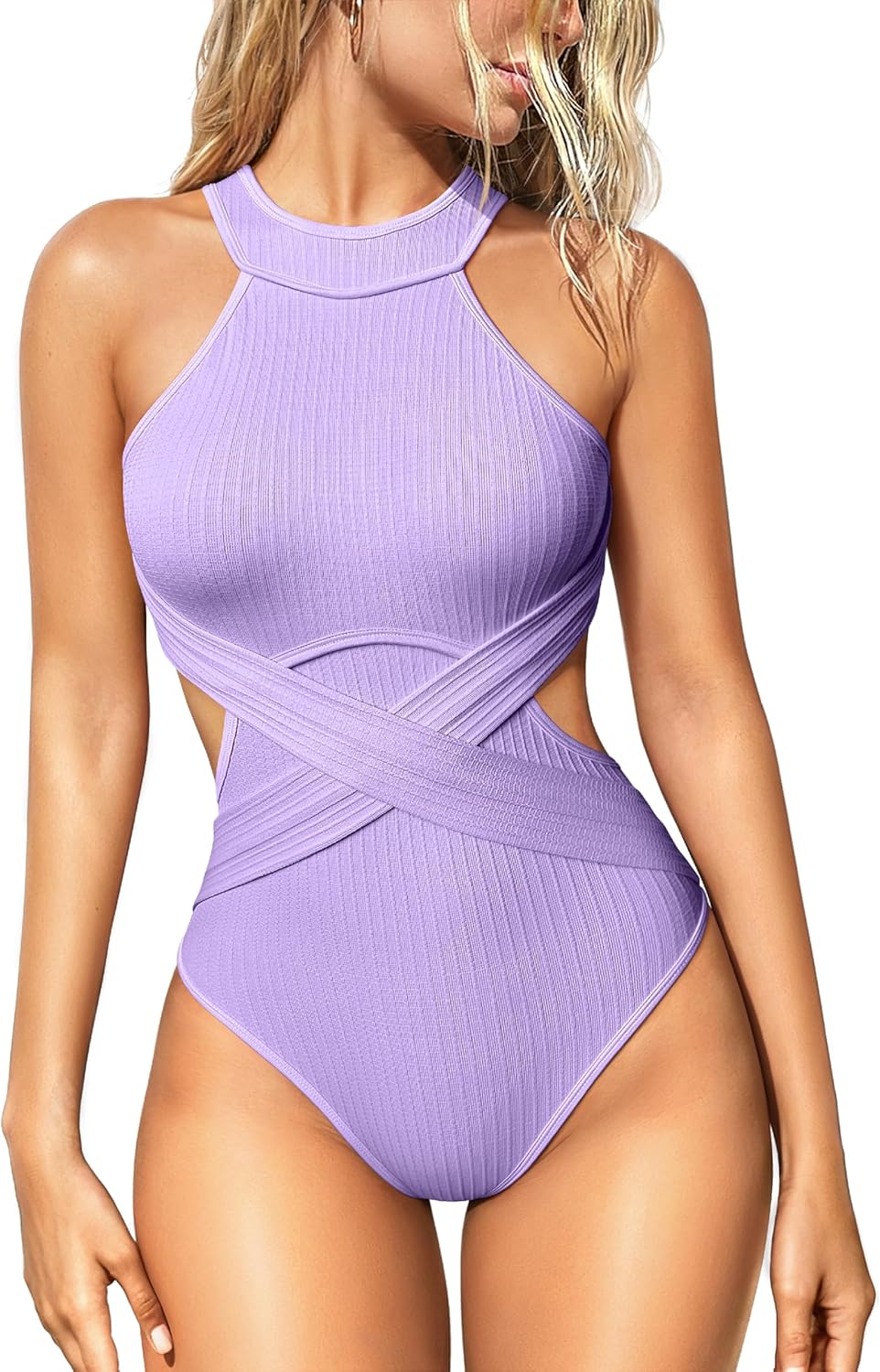 OQQ Women's One Piece Swimsuits for Tummy Control and Style