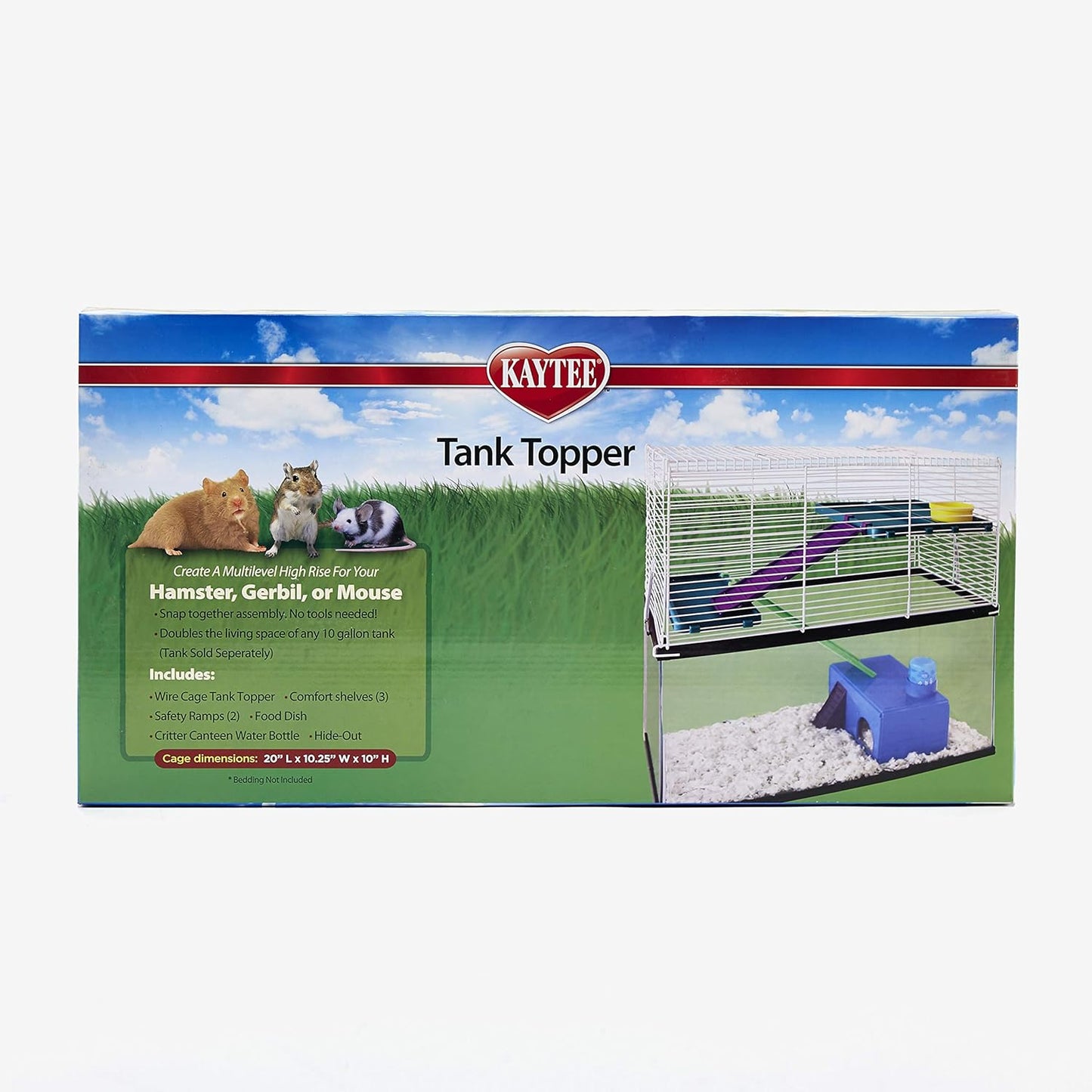 Kaytee 10 Gallon Aquarium Tank Topper for Small Pets Habitat