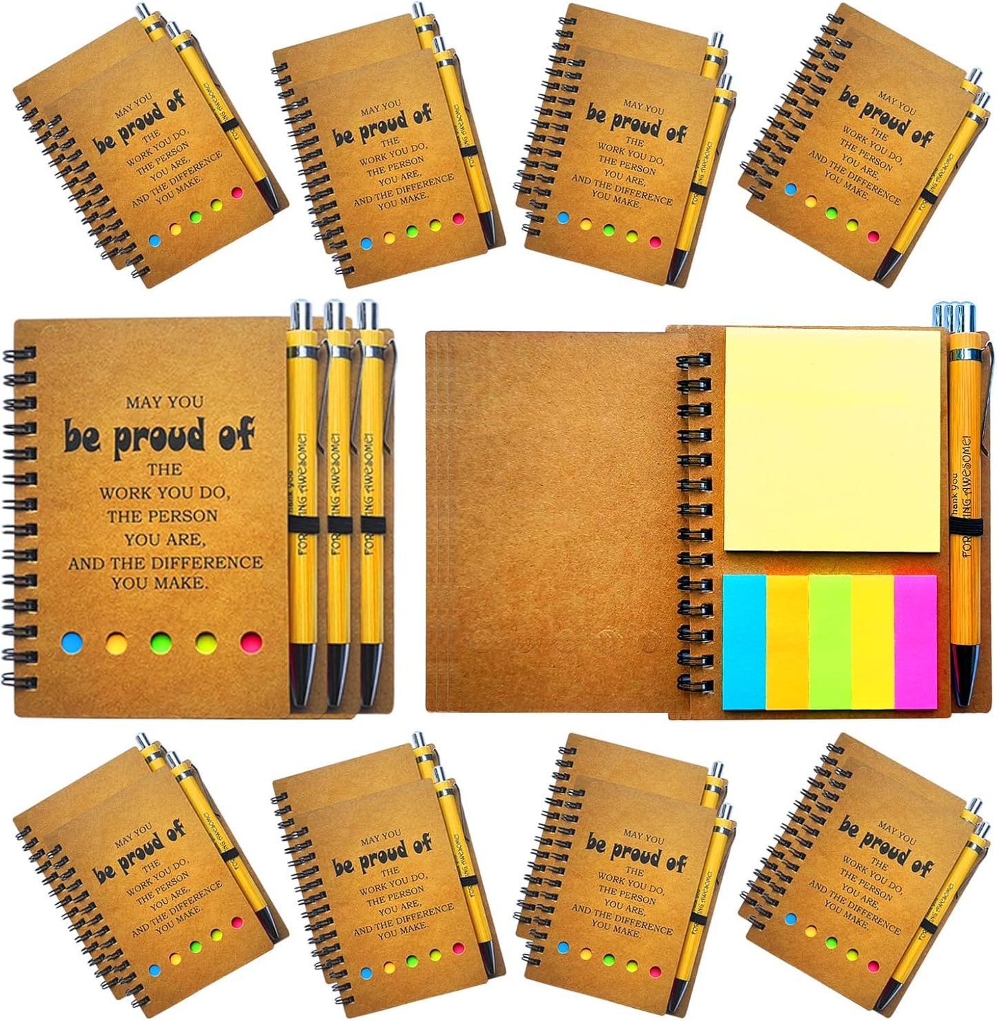 2025 Inspirational Spiral Notebook Employee Appreciation Gifts