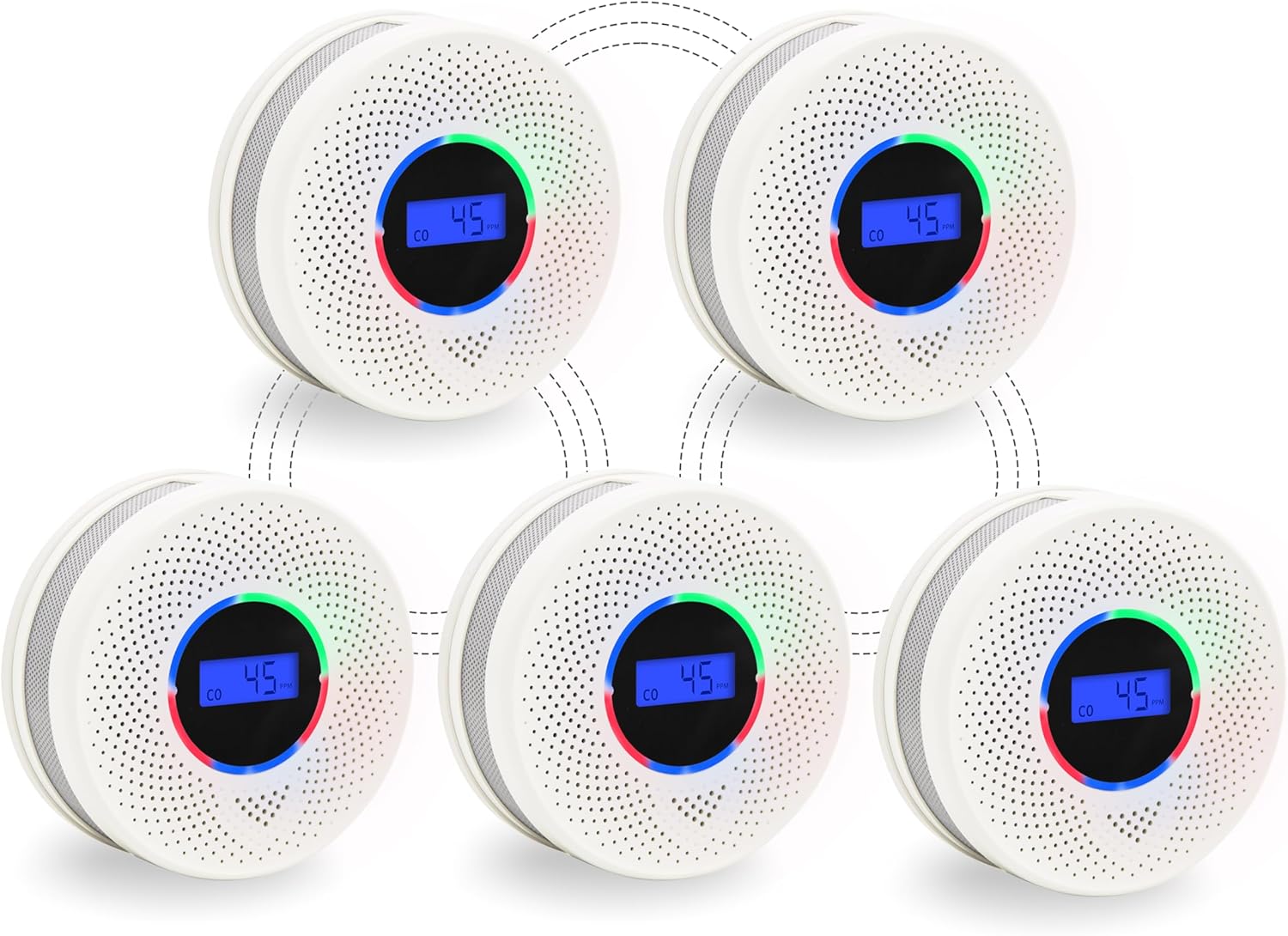 Upgraded Interlinked Smoke and Carbon Monoxide Detector System