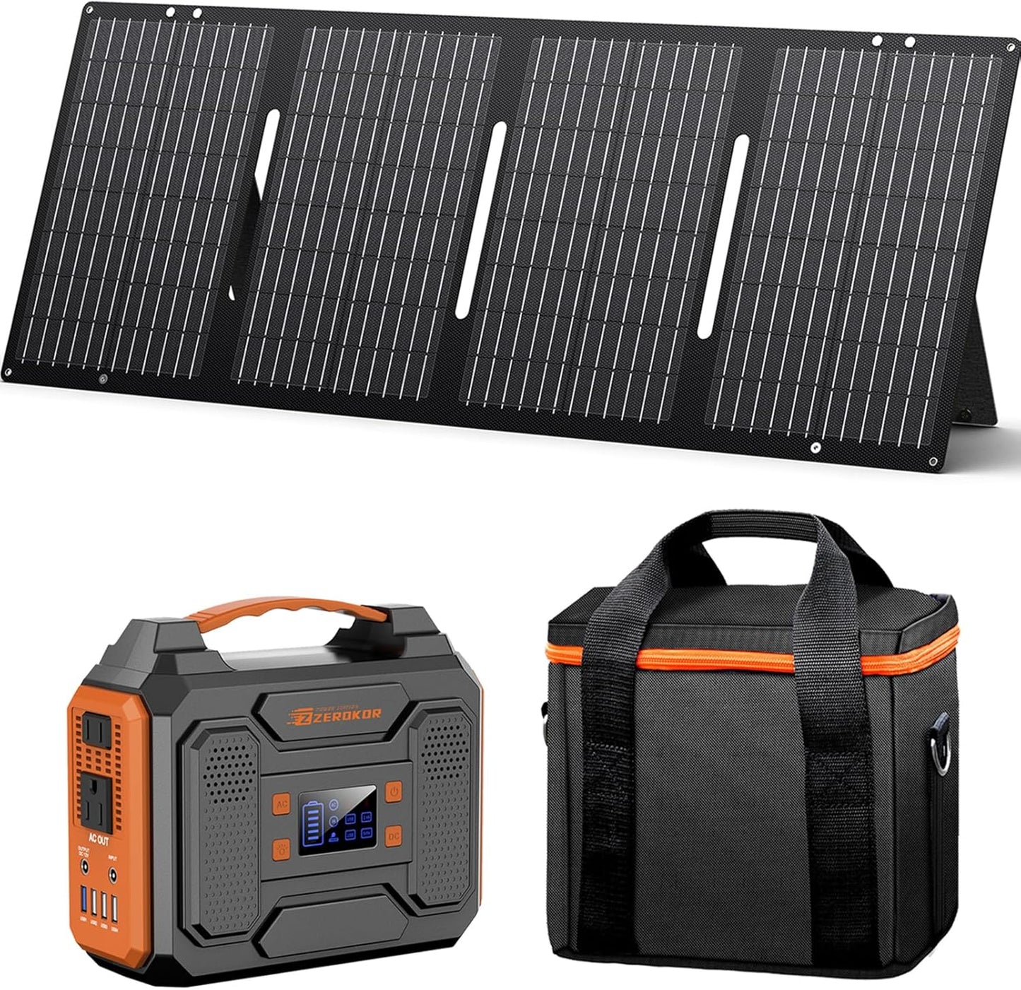 Portable Solar Power Station: ZeroKor 300W Generator