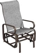 Yaheetech Outdoor Glider Chair - Texteline Fabric, Steel Construction
