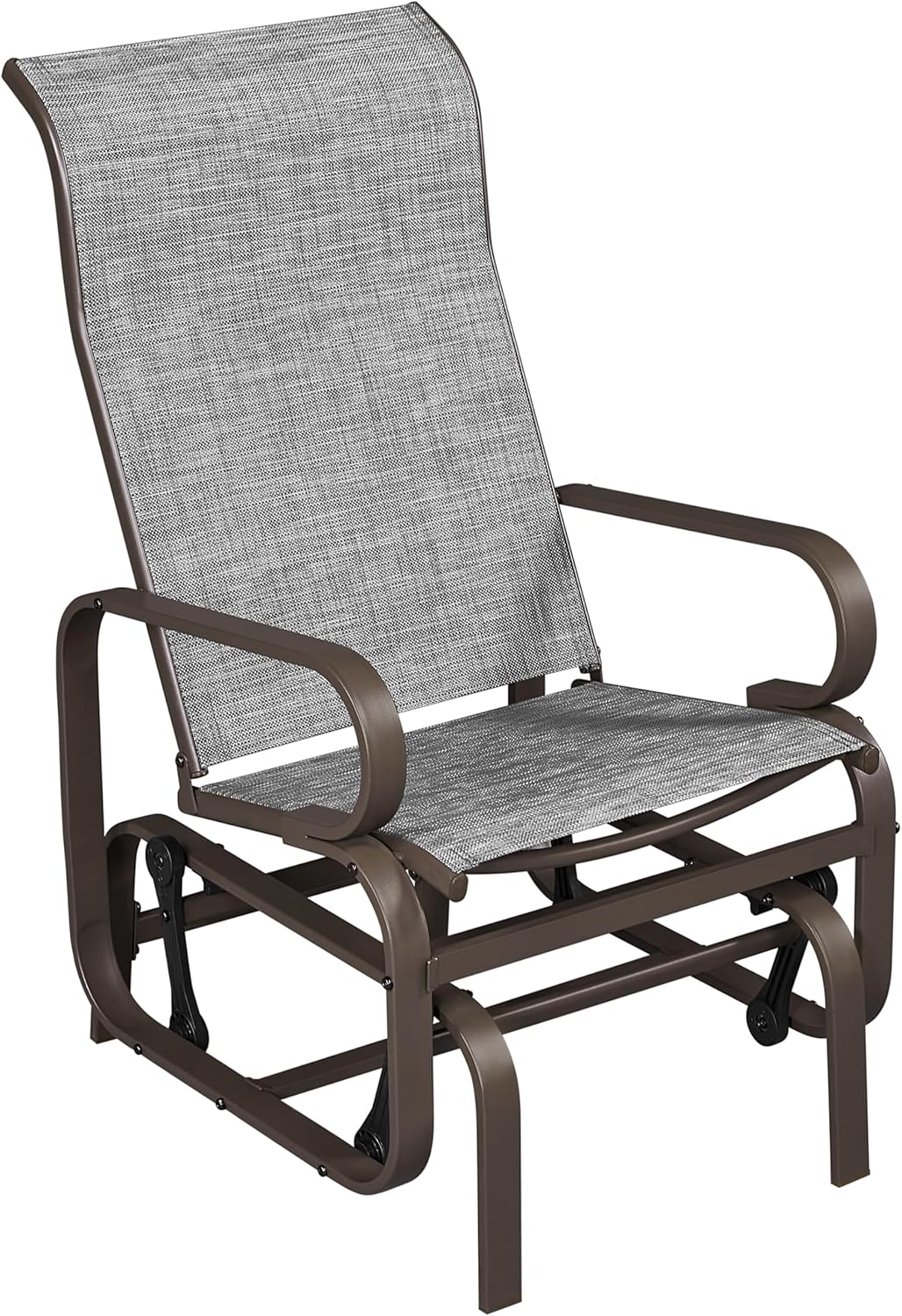 Yaheetech Outdoor Glider Chair - Texteline Fabric, Steel Construction