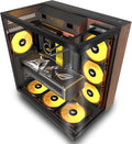 KEDIERS P7 ARGB ATX Mid Tower PC Case - Preinstalled 6 Fans