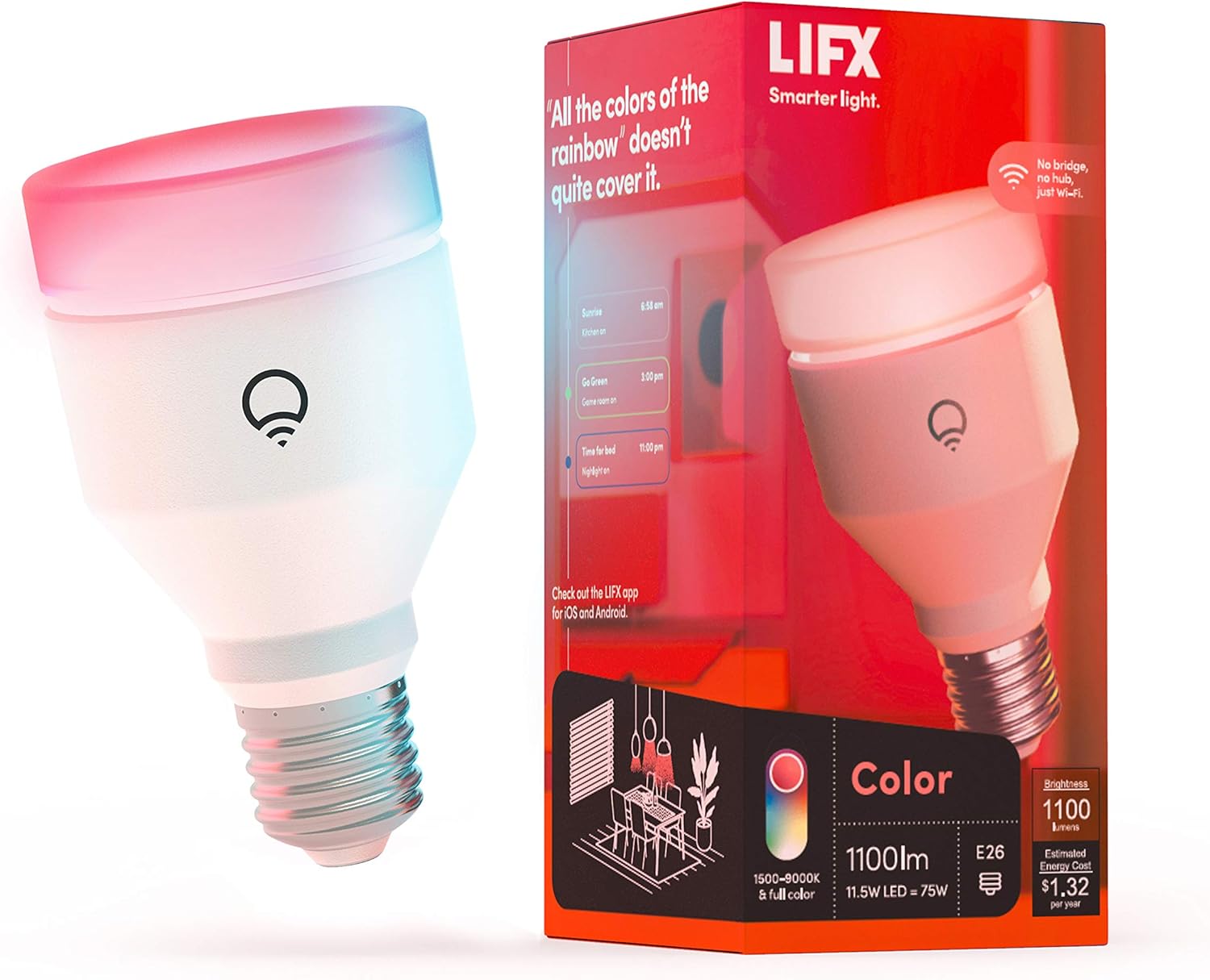LIFX Smart Light: Ultra Bright, Voice-Controlled Lighting