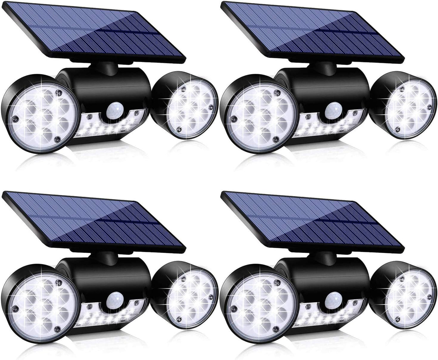 30 LED Solar Security Lights with Motion Sensor for Outdoor Use