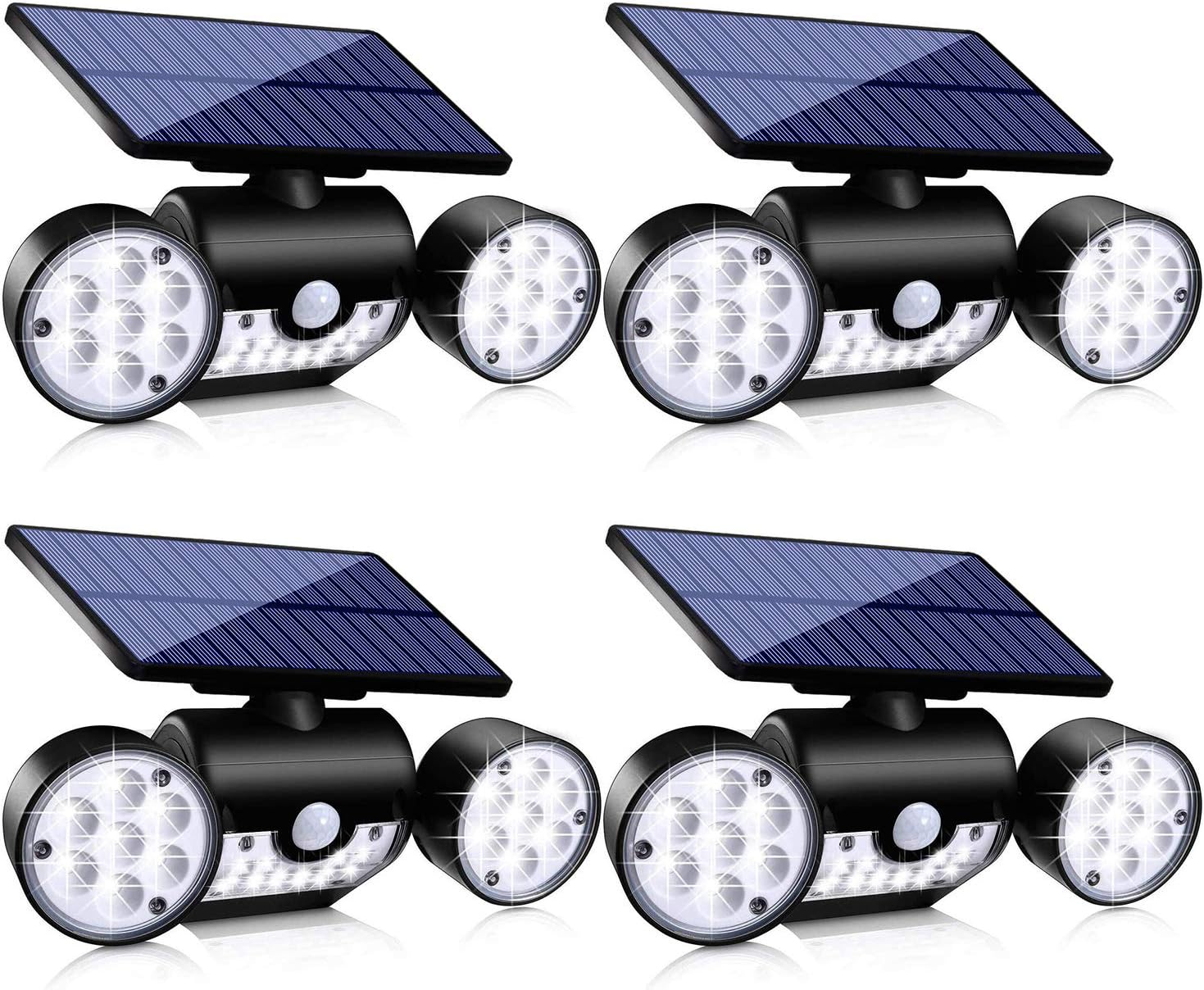 30 LED Solar Security Lights with Motion Sensor for Outdoor Use