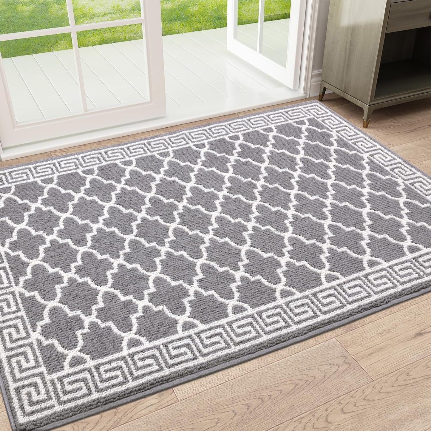 Pauwer Indoor Entrance Door Mat 36x60 Absorbent Non Slip Rug