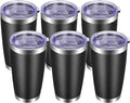 20oz Stainless Steel Tumbler with Lid and Straw - Insulated Travel Cup