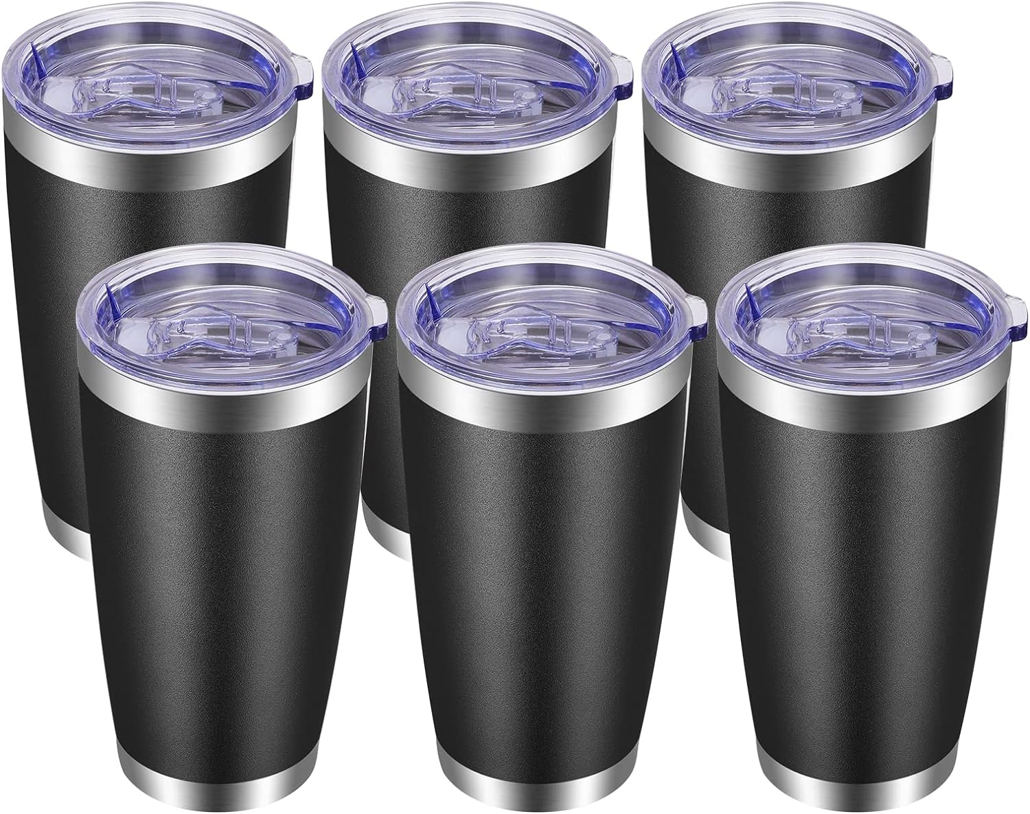 VEGOND 20oz Stainless Steel Tumbler with Lid and Straw Set