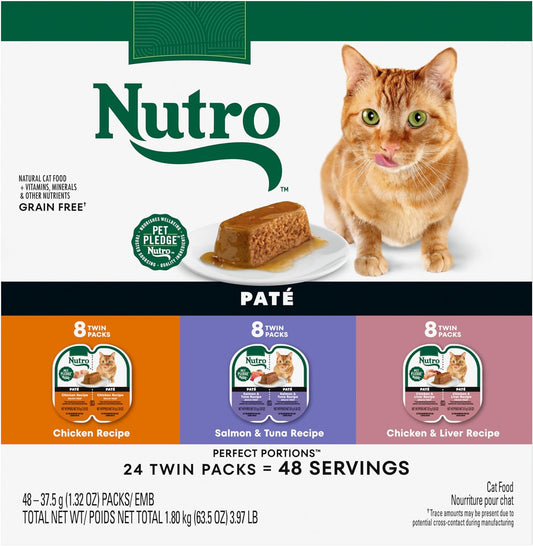 Nutro Natural Choice Wet Cat Food Pate Variety Pack for Cats