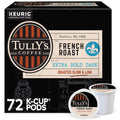 Tully's Coffee French Roast Keurig K-Cup Pods, 72 Count - Bold Dark