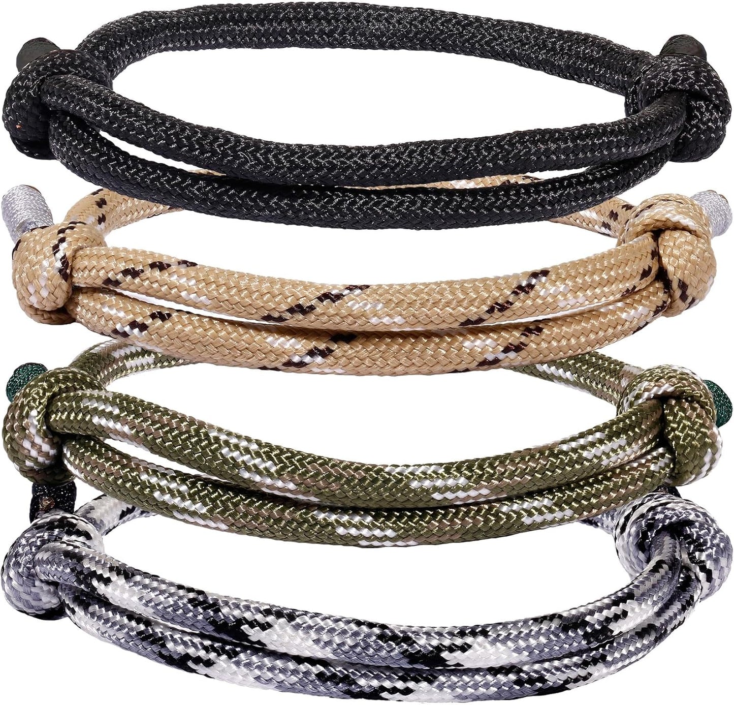 Adjustable Handmade Friendship Bracelet Set for Outdoor Adventures - Lightock