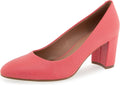 Aerosoles Women's Betsy Pumps - Comfortable Almond Toe Block Heel