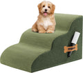 Dog Stairs Ramp for High Beds Couches - 3-Step Soft Foam Ramp