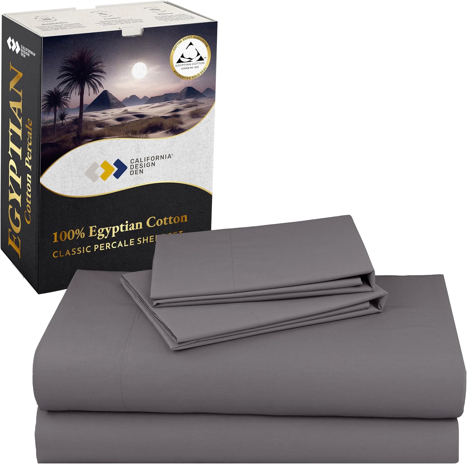 California Design Den Full Sheet Set - 100% Egyptian Cotton Luxury