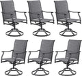 Soohow Swivel Outdoor Dining Chairs Set of 6 - 360 Comfort