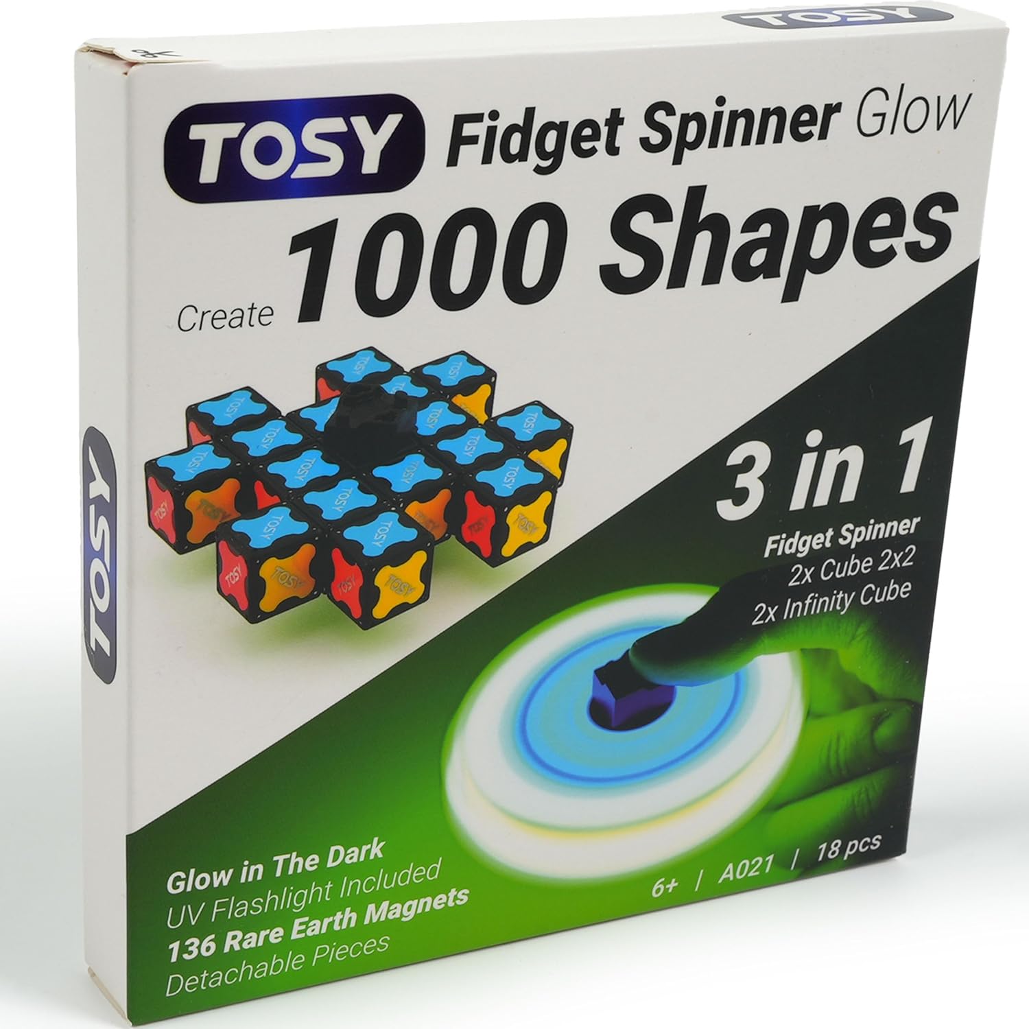 Transformable Glow Spinner - Stress Relief STEAM Gift