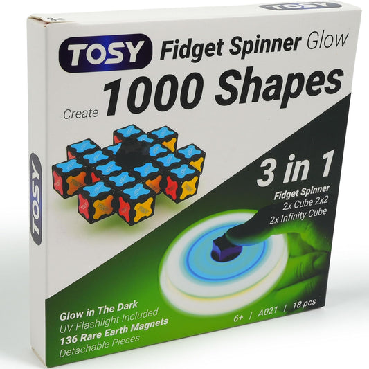 Transformable Glow Spinner - Stress Relief STEAM Gift