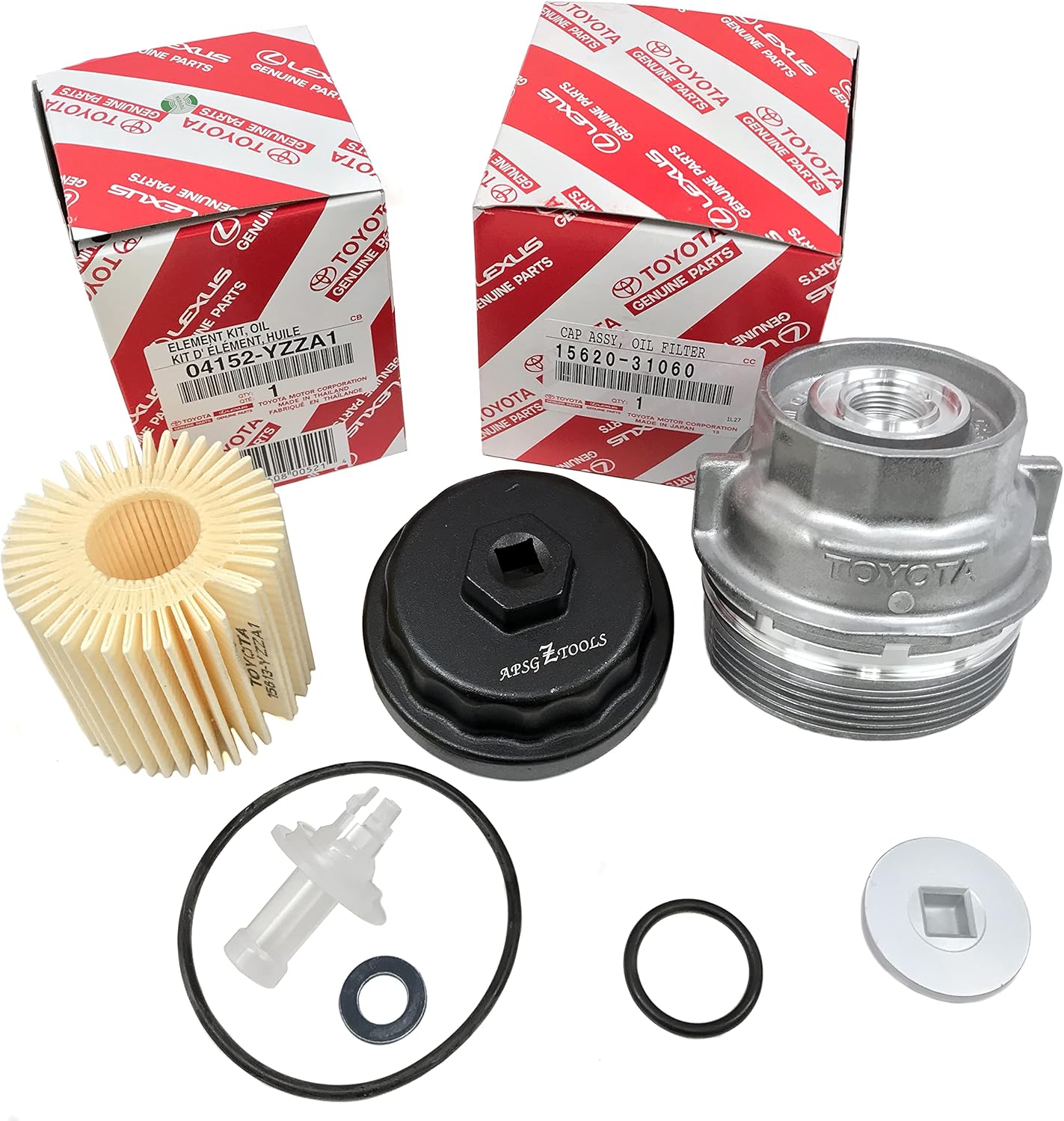 Genuine Oil Filter with Cap and Wrench for Reliable Performance