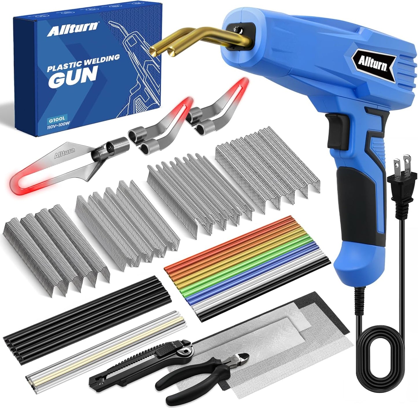 Allturn Plastic Welder 2 in 1 Kit for Car Bumper Repair
