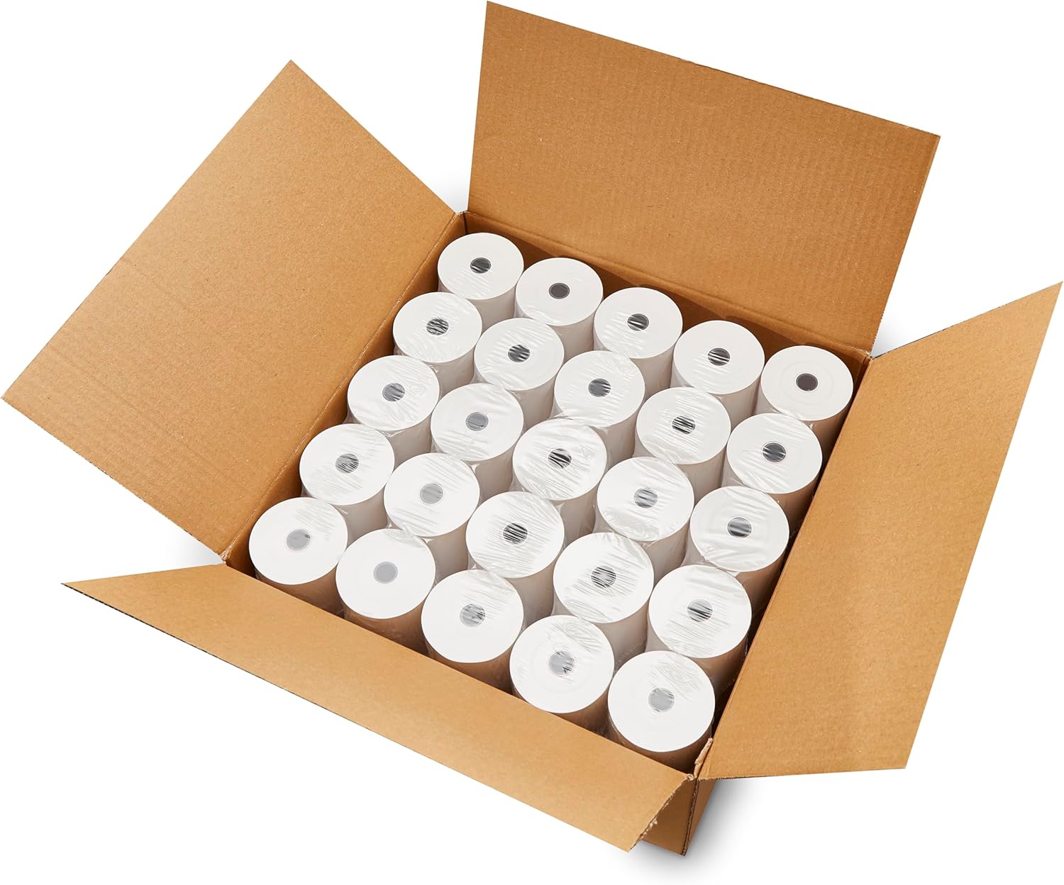 High-Quality Thermal Paper Rolls for POS Systems - 25 Rolls