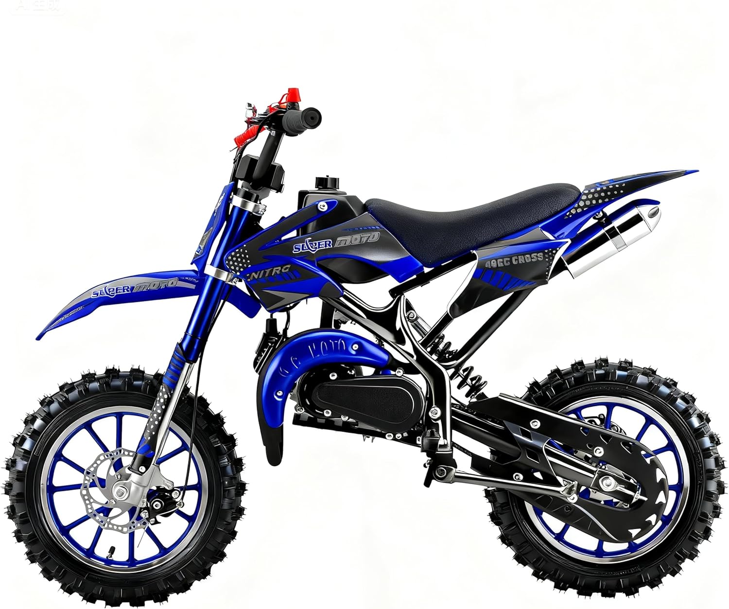 50cc Kids Dirt Bike for Ages 5-17 with Safety Features