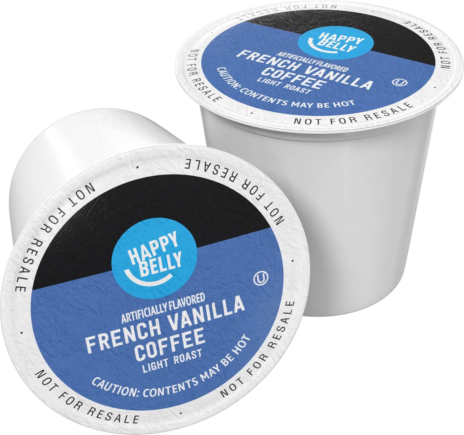 Happy Belly Light Roast Coffee Pods French Vanilla Flavor 100 Count