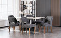 Modern Wooden Dining Chairs Set of 6 for Stylish Dining Rooms