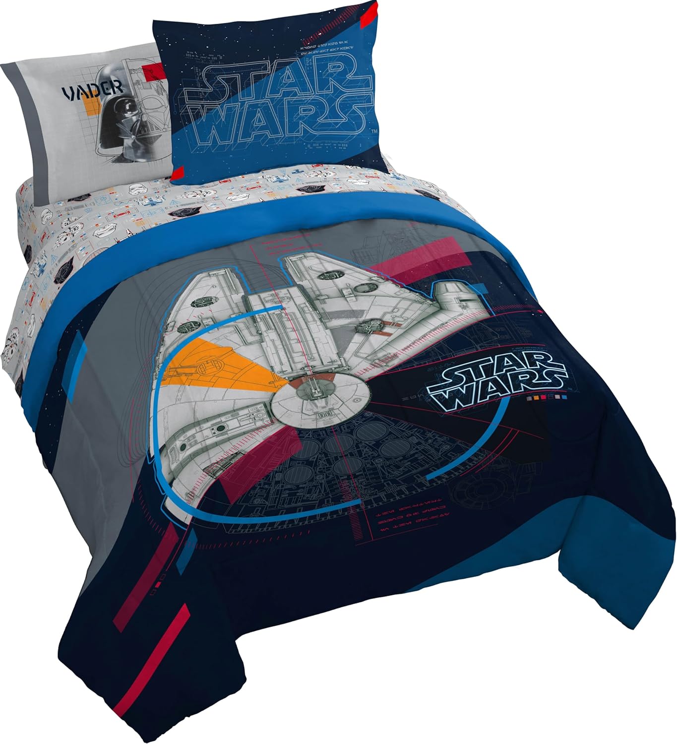 Star Wars Kids Comforter Set with Sheets and Pillow Covers