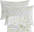 Queen Extra Deep Pocket Sheet Set - Floral 4-Piece, Fits 18-24in