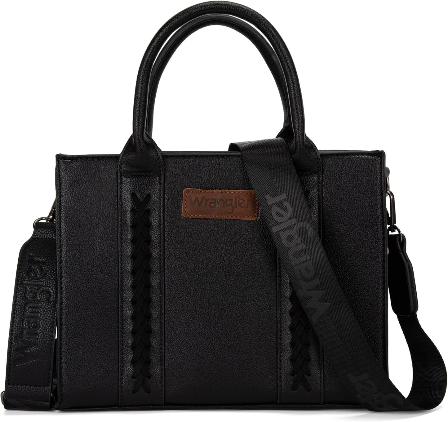 Wrangler Medium Tote Bag for Women with Stylish Whipstitch Design