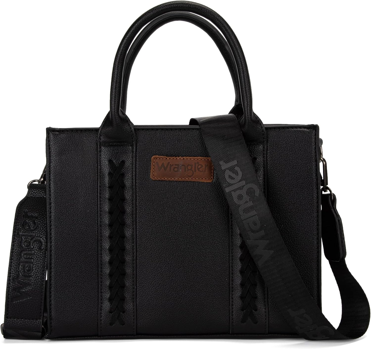 Wrangler Medium Tote Bag for Women with Stylish Whipstitch Design