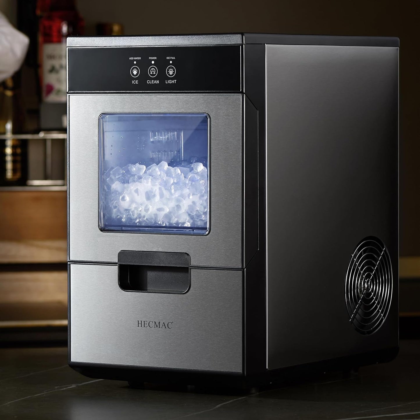 HECMAC: 44lbs Chewable Sonic Ice Maker