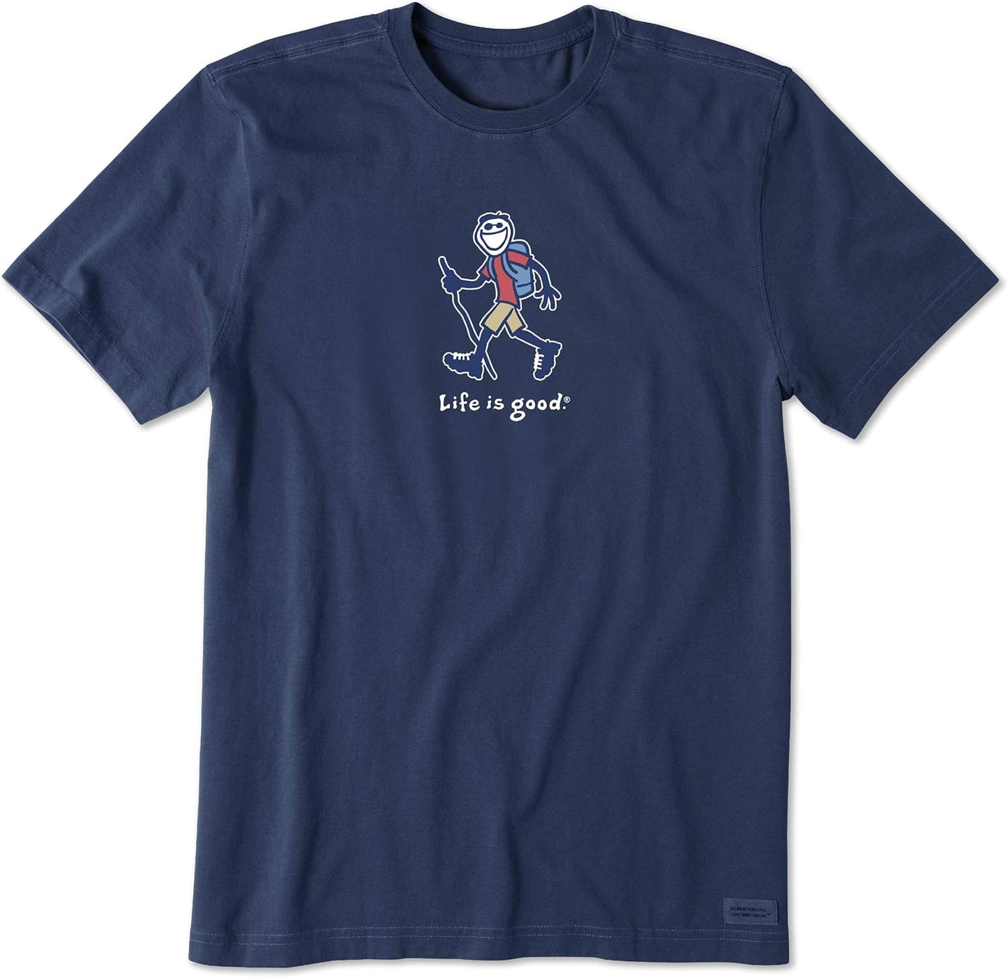 Hiking Jake Graphic Tee - Life is Good Men's Crusher