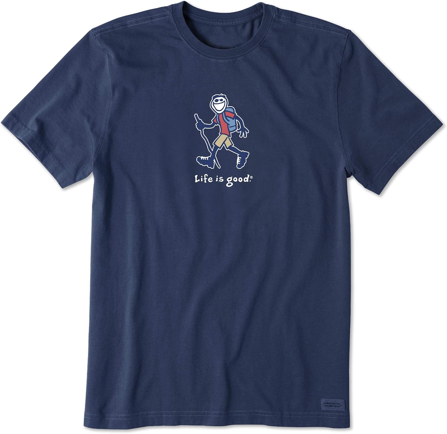 Hiking Jake Graphic Tee - Life is Good Men's Crusher
