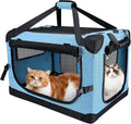 Large Cat Carrier for Car Travel - Roomy Soft Sided Carrier