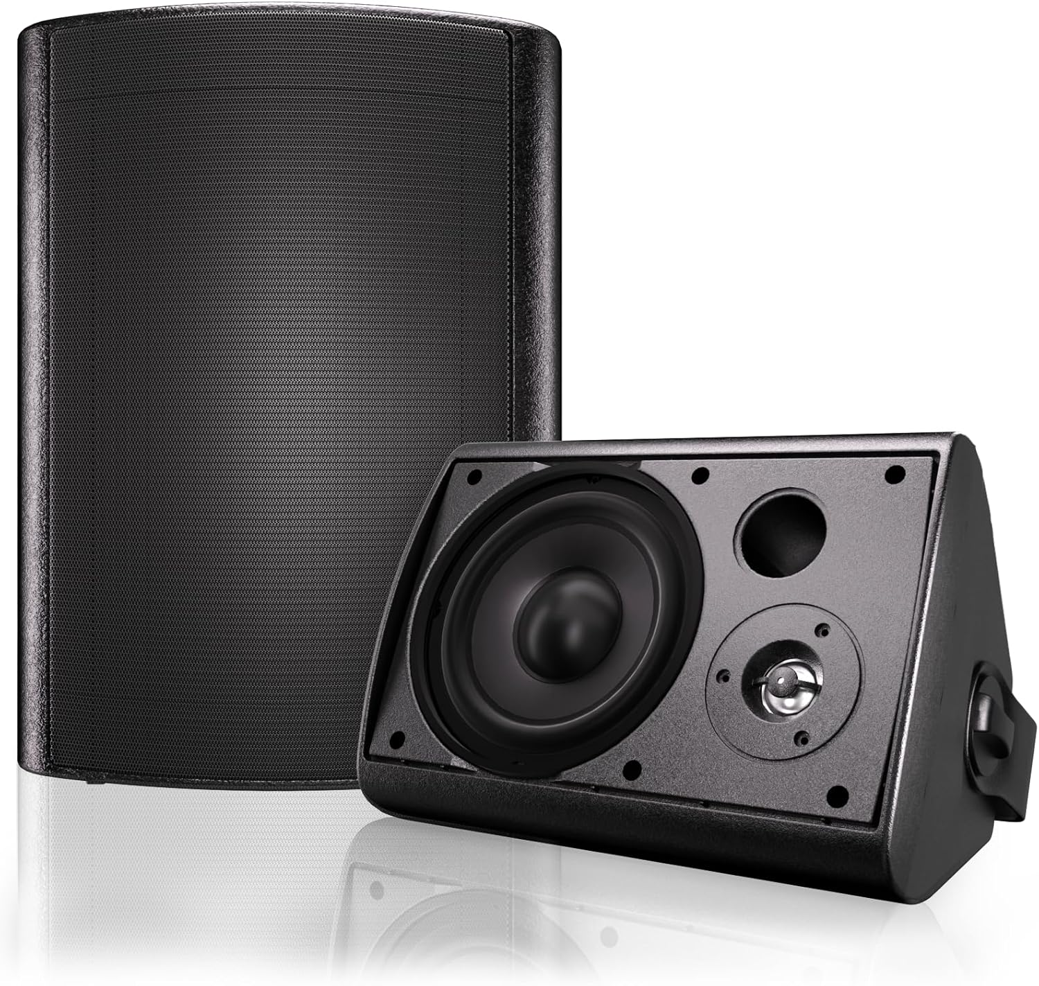 Herdio 6.5 Inches Outdoor Bluetooth Speakers with Powerful Bass