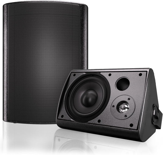 Herdio 6.5 Inches Outdoor Bluetooth Speakers with Powerful Bass