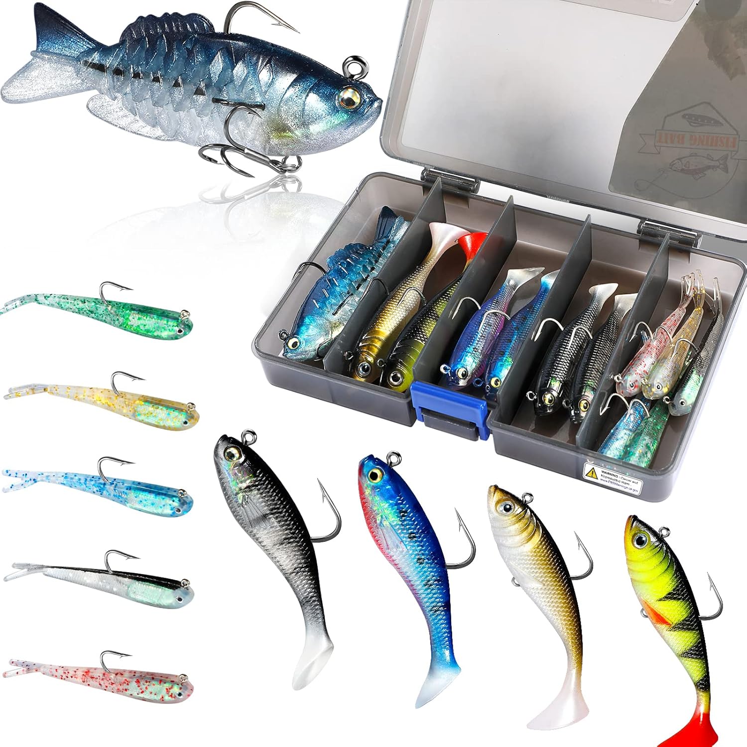 Ultra-Sharp Pre-Rigged Swimbaits by PLUSINNO