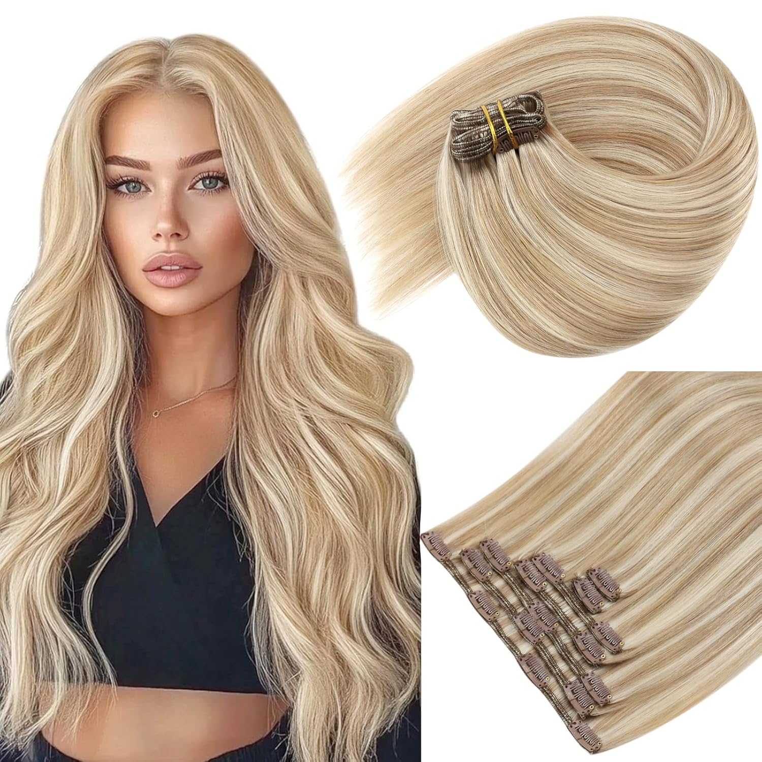 Sunny Hair Clip in Hair Extensions for Natural Look and Comfort