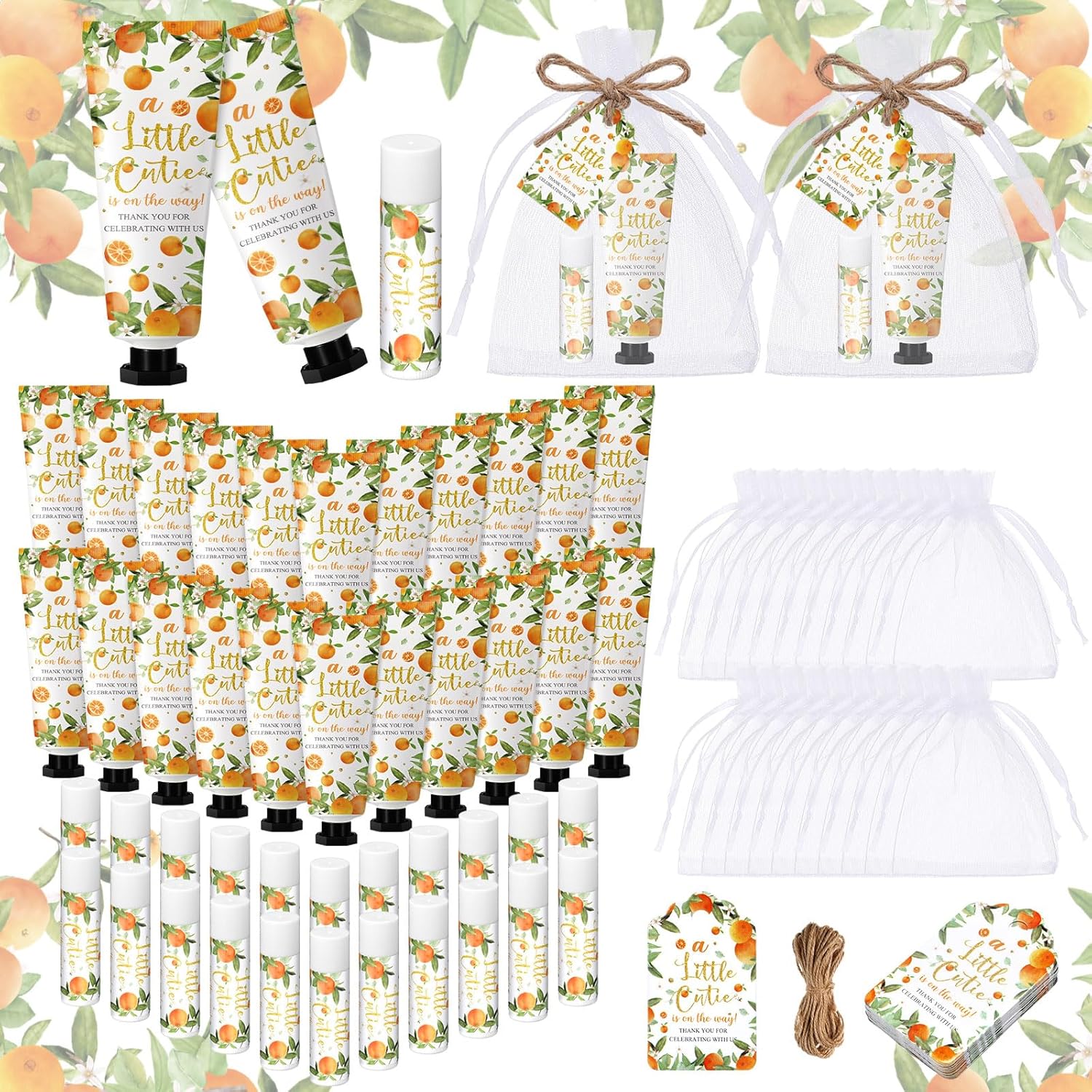 48 Sets of Little Cutie Baby Shower Gifts for Guests and More