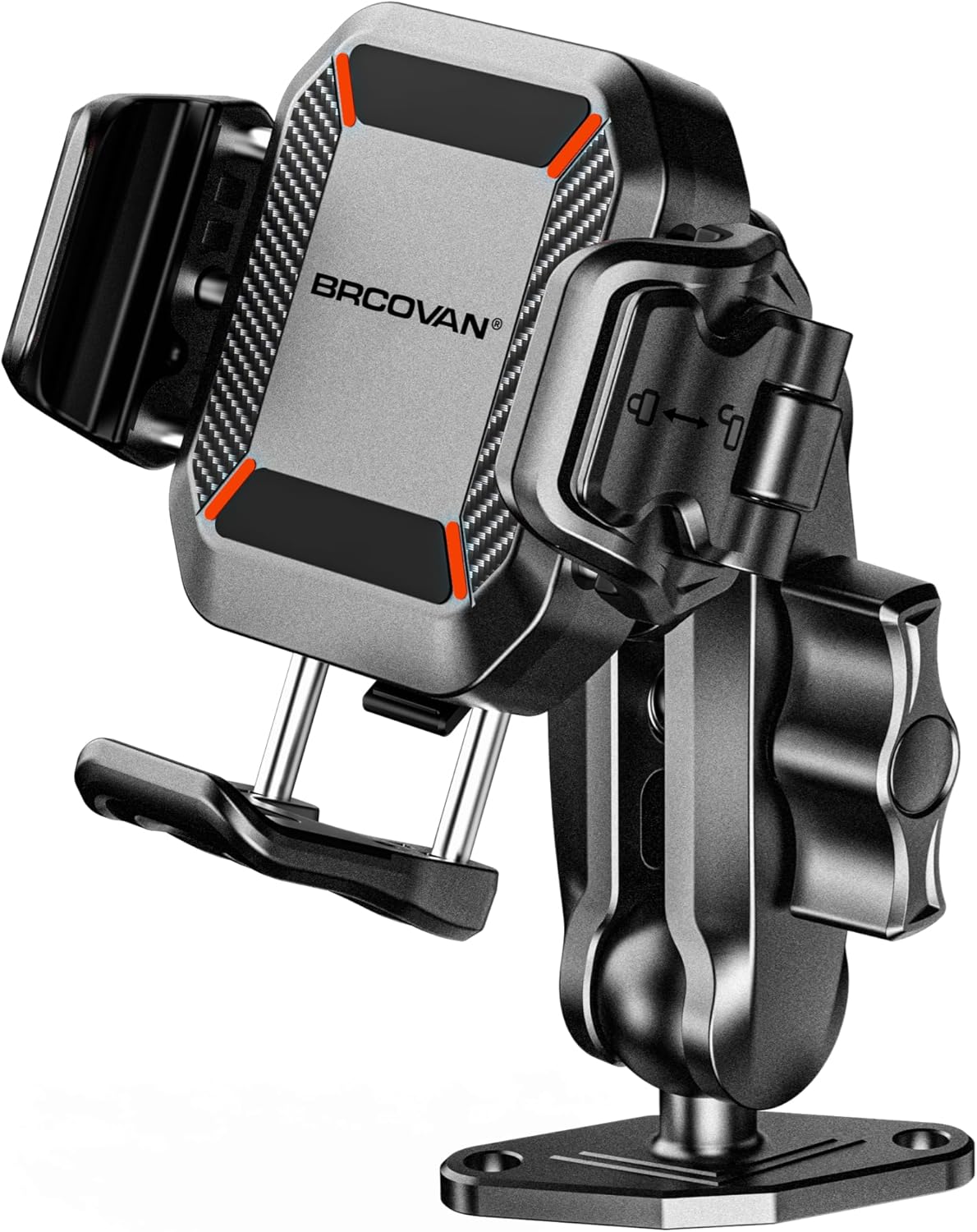 BRCOVAN Anti-Theft Phone Mount Holder with Vibration Dampener