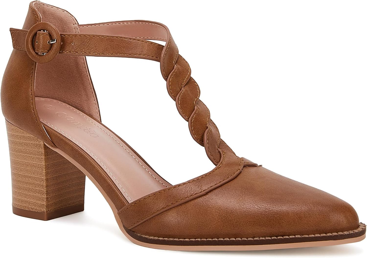 Womens Block Chunky Heels T Strap Dress Shoes for Every Occasion