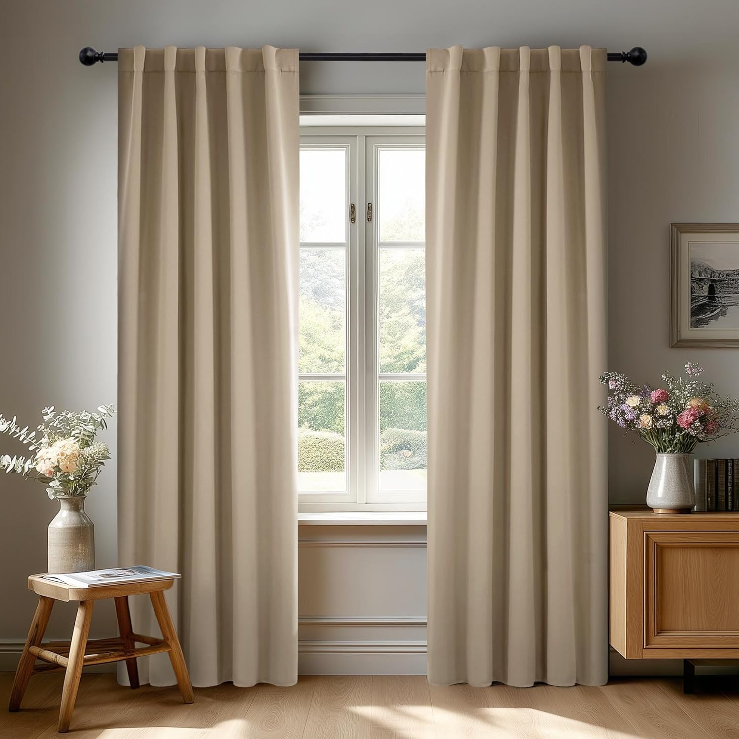 Deconovo Blackout Curtains for Bedroom and Living Room