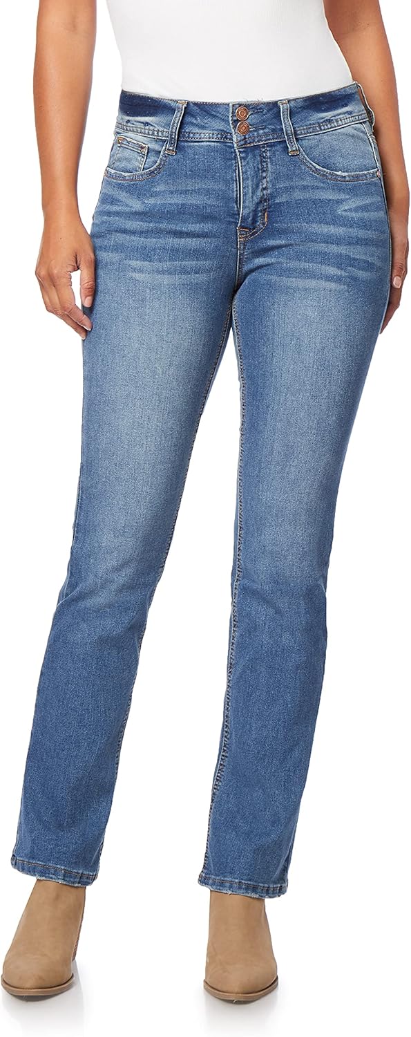 Angels Forever Young Women's Curvy Bootcut Jeans for All Sizes