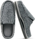 Mens Clog Slippers with Arch Support and Memory Foam - Warm House