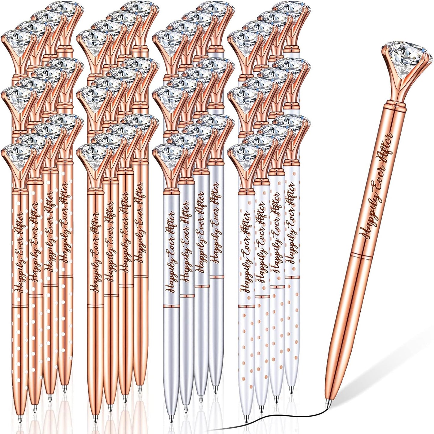 Yexiya 60 Pcs Bridal Shower Gifts with Diamond Pens for Guests