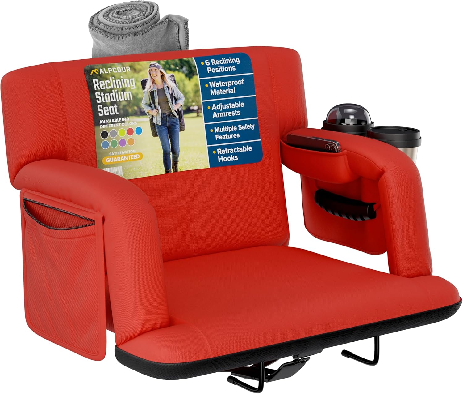 Reclining Stadium Seats with Back Support for Ultimate Comfort
