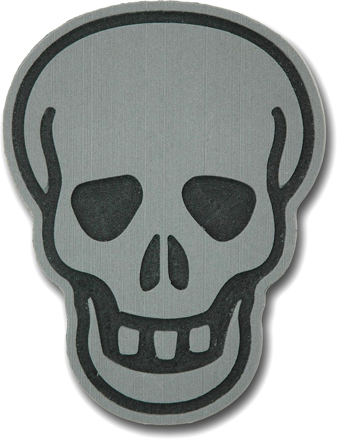 Anti-Slip Large Skull Snowboard Stomp Pad in Gray